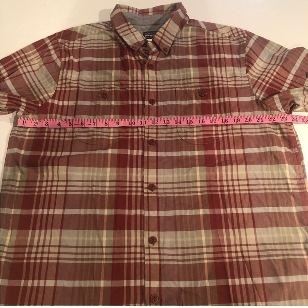 PATAGONIA Heavy Organic Cotton Plaid SHIRT XL - Picture 15 of 15